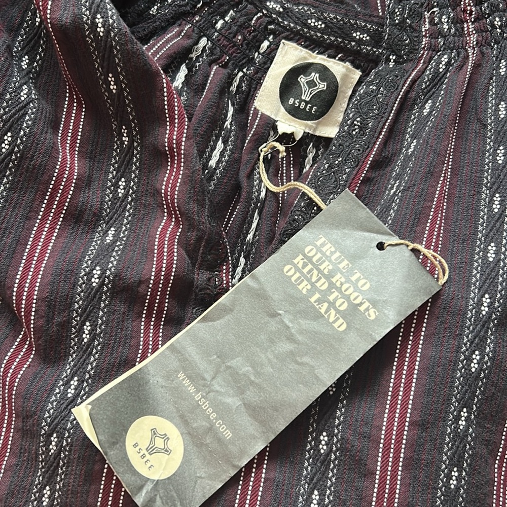 BSBEE Bastia Shirt Black/Wine - Picture 4 of 4